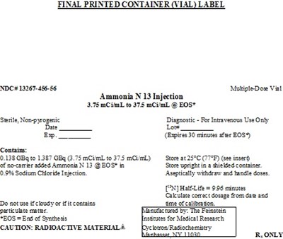 Nh3 Vial Label 37.5mci Per mL